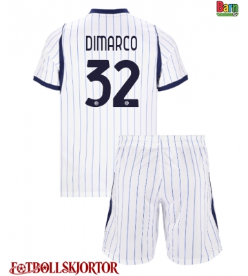 Inter Milan Federico Dimarco #32 Borta Kläder Barn 2026-27 Kortärmad (+ Korta byxor)